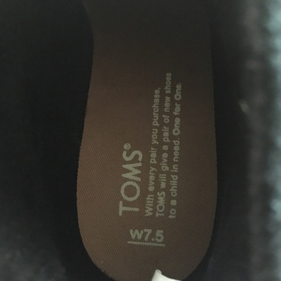 Toms Leila Bootie Suede Black Size 7.5 - Picture 7 of 7